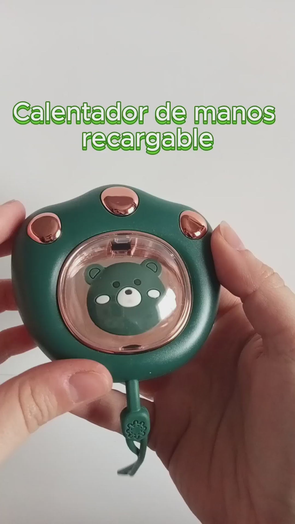 Calentador de Manos USB patita de gato